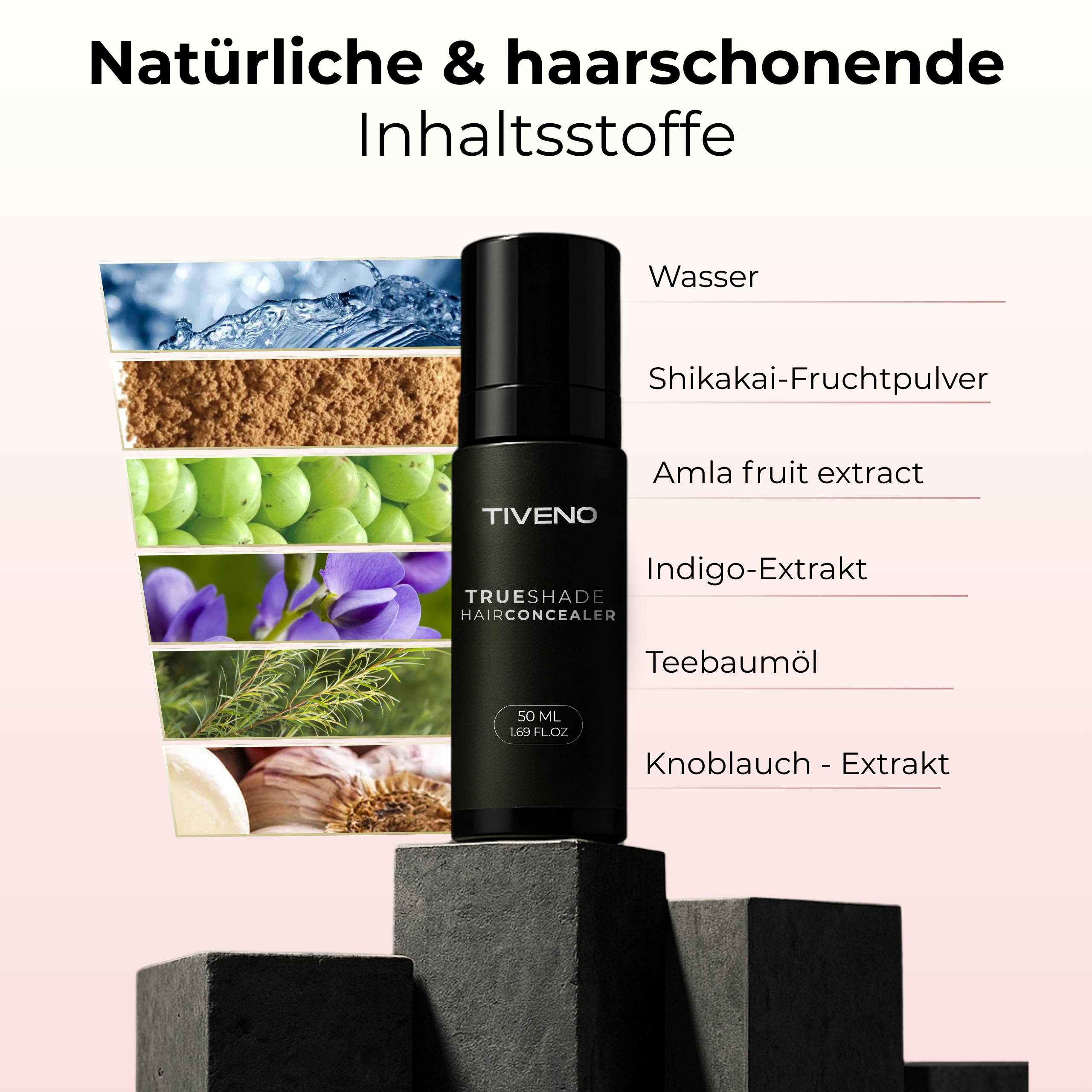 TrueShade™ – Kaschiert lichte Stellen sofort - für 7 Tage natürlich volleres Haar