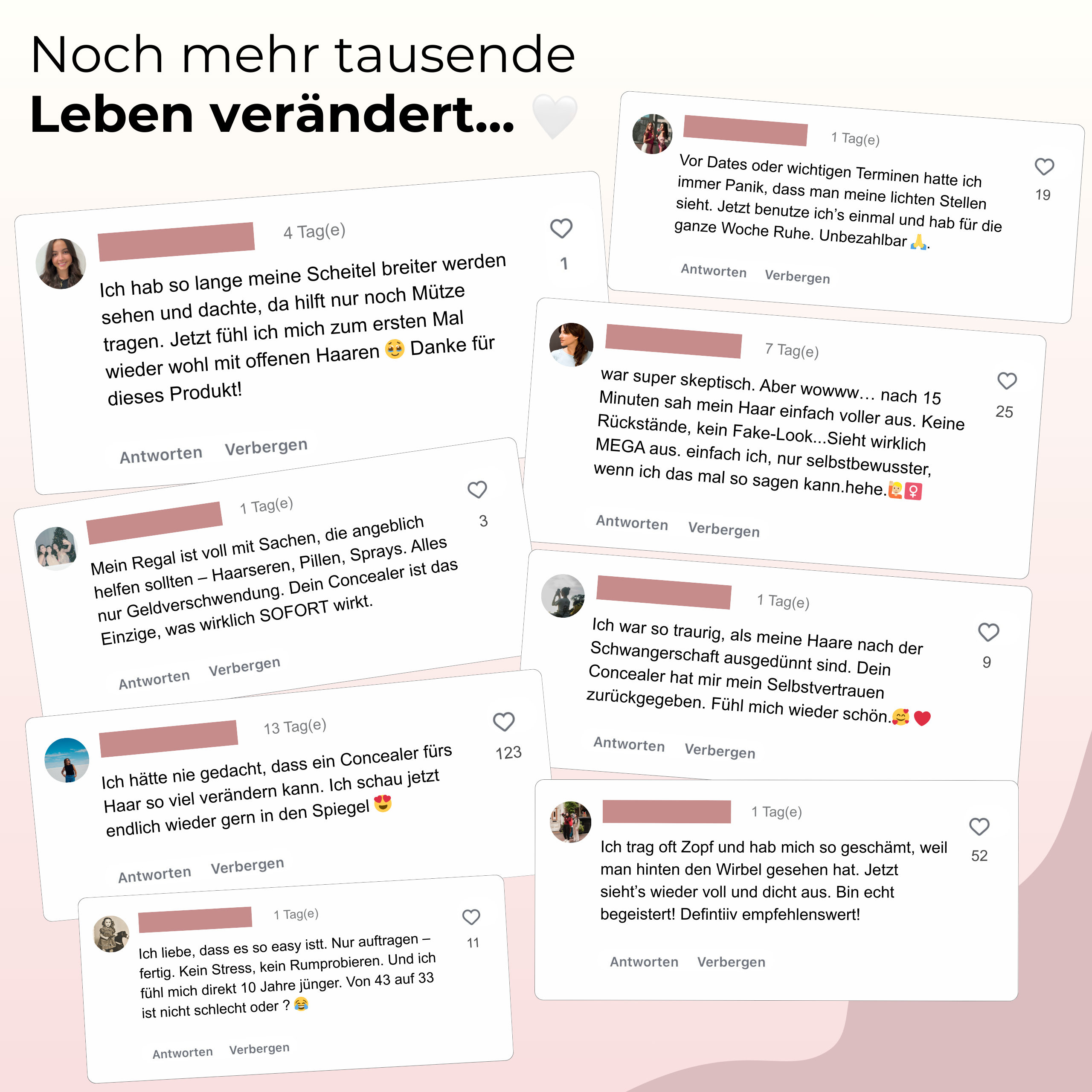 TrueShade™ – Kaschiert lichte Stellen sofort - für 7 Tage natürlich volleres Haar